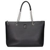 Jimmy Choo Black Leather Shoulder Bag