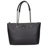 Jimmy Choo Black Leather Shoulder Bag