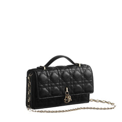 Dior Black Leather Shoulder Bag