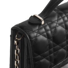 Dior Black Leather Shoulder Bag