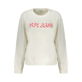 Pepe Jeans White Cotton Women's Sweatshirt