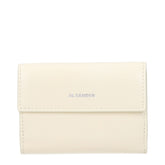Jil Sander White Leather Wallet
