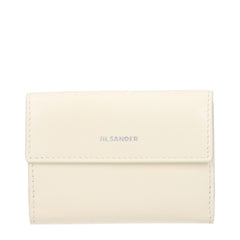 Jil Sander White Leather Wallet