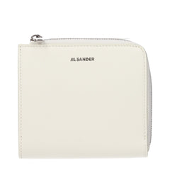 Jil Sander White Leather Wallet