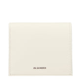 Jil Sander White Leather Wallet