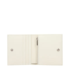 Jil Sander White Leather Wallet
