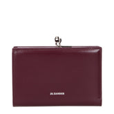 Jil Sander Red Leather Wallet