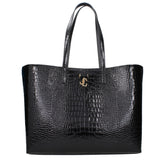 Jimmy Choo Black Leather Shoulder Bag