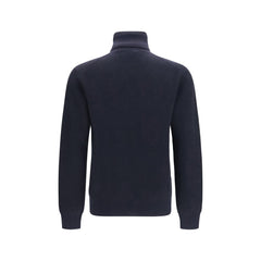 Brioni Blue Cashmere Turtleneck