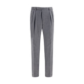 Brioni Gray Wool Oves Aries Casual Pants