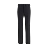 Prada Black Wool Oves Aries Dress Pants
