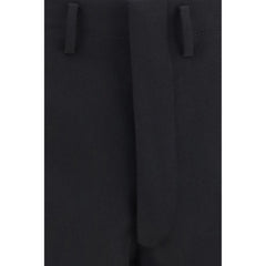 Prada Black Wool Oves Aries Dress Pants