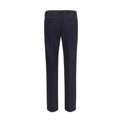 Prada Blue Wool Oves Aries Dress Pants