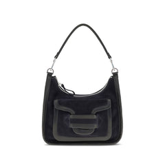 Pierre Hardy Black Calf Leather Bos Taurus Shoulder Bag