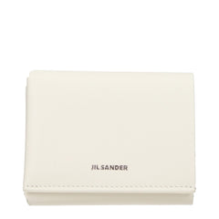 Jil Sander Beige Leather Wallet