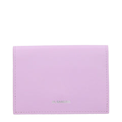 Jil Sander Pink Leather Cardholder