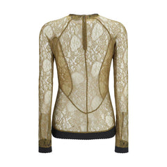 The Attico Bicolor Polyamide Blouse