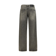 Ermanno Scervino Gray Cotton Relaxed Fit Jeans