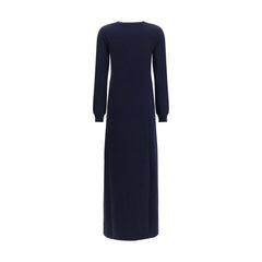 Malo Blue Cashmere Casual Dress