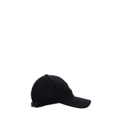 Moose Knuckles Black Cotton Cap (Baseball Hat)