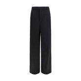 Saint Laurent Black Wool Oves Aries Dress Pants