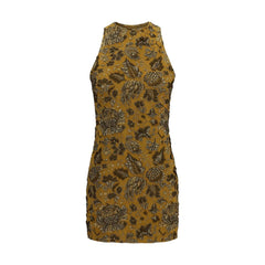 Saint Laurent Brown Polyamide Casual Dress