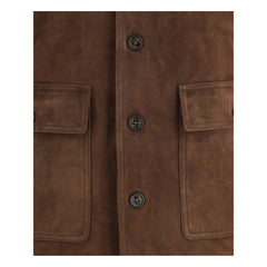 Valstar Brown Calf Leather Bos Taurus Bomber