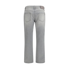 Ermanno Scervino Gray Cotton Boyfriend Jeans