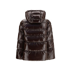 PINKO Brown Polyamide Full-Length Jacket
