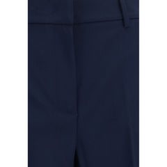 Max Mara Blue Wool Oves Aries Casual Pants