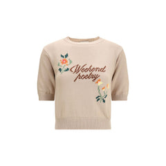 Max Mara Beige Cotton Sweatshirt