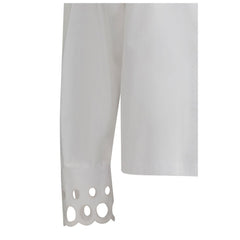 Max Mara White Cotton Dress Shirt