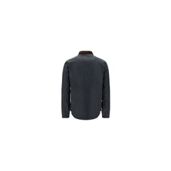 Barbour Black Cotton Full-Length Jacket