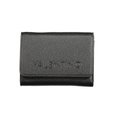 Mario Valentino Black Polyurethane Women's Wallet