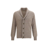 Brooksfield Beige Wool Oves Aries Cardigan