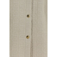 Moncler Beige Polyamide Full-Length Jacket