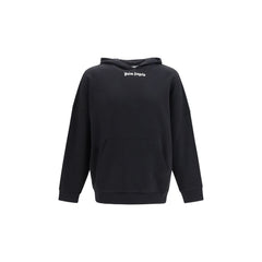 Palm Angels Black Cotton Sweatshirt