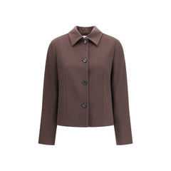 Lardini Brown Wool Oves Aries Full-Length Jacket