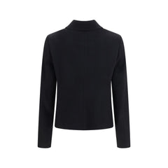Lardini Black Wool Oves Aries Full-Length Jacket