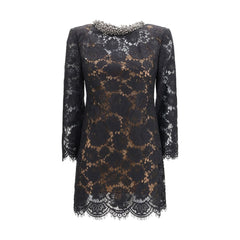Self-Portrait Black Polyamide Casual Dress