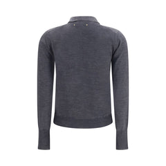Golden Goose Gray Wool Oves Aries Shirt