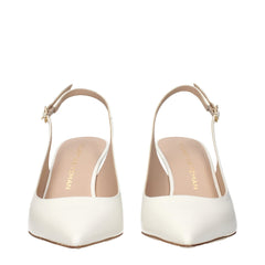 Stuart Weitzman Beige Leather High Heel Pumps