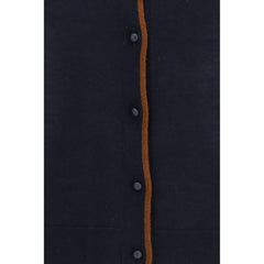 Max Mara Blue Silk Cardigan