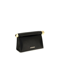 Jacquemus Black Lamb Ovis Aries Aries Clutch Bag