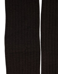 Dolce & Gabbana Black Wool Tights Stocking Pantyhose One Size Socks
