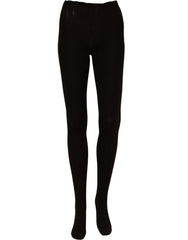 Dolce & Gabbana Black Wool Tights Stocking Pantyhose One Size Socks