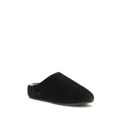 UGG Black Leather Mules
