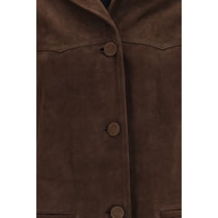 Tory Burch Brown Goatskin Jacket