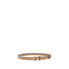 Jacquemus Beige Calf Leather Bos Taurus Thin Belt