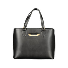 Mario Valentino Black Polyurethane Women's Bag